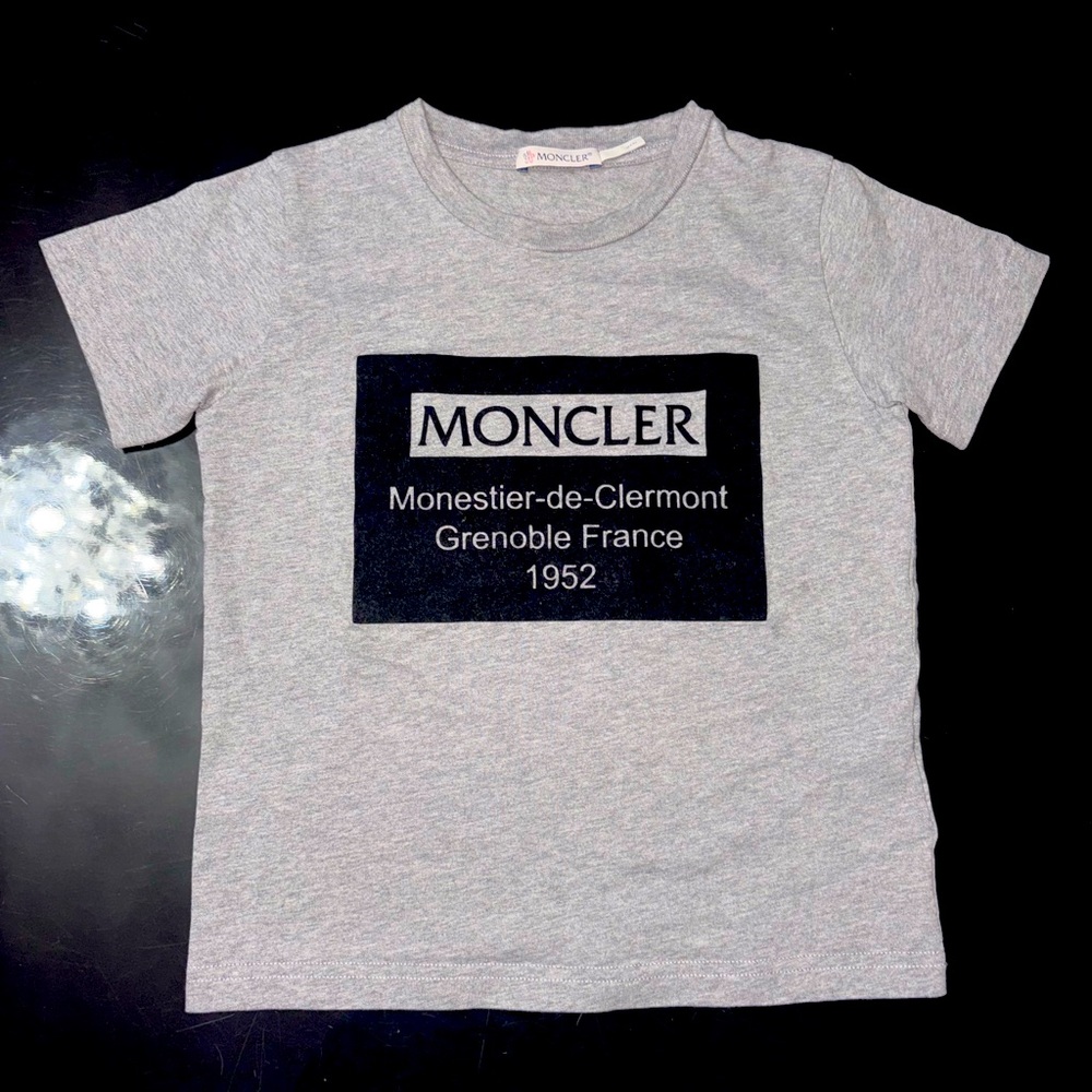 Moncler kids logo patch t shirt